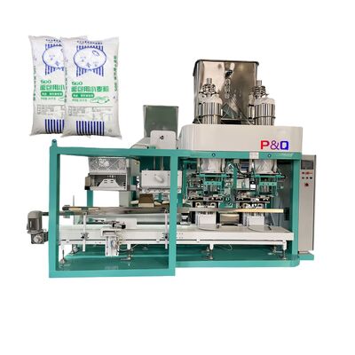 Flour Semi Automatic Bagging Machine 25kg 24KW With Hopper